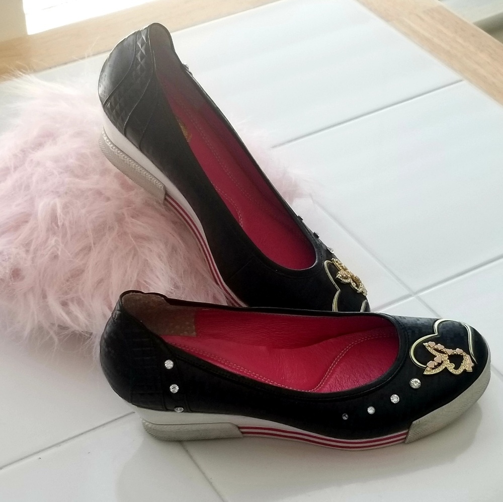 Vintage PLAYBOY Wedges with Rhinestones - Picture 4 of 8